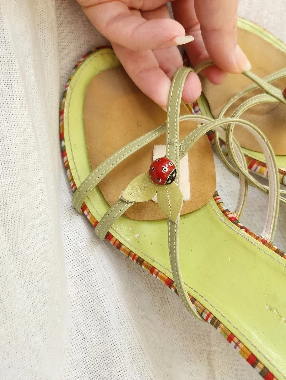 Vintage Ladybug Heels